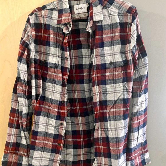red and white striped button down red and white striped button down